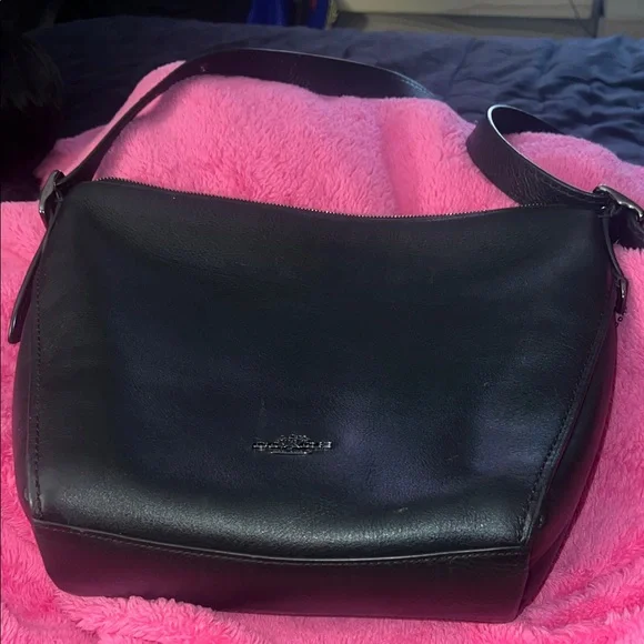 Coach Dark Leather Crossbody Bag - Picture 2 of 4